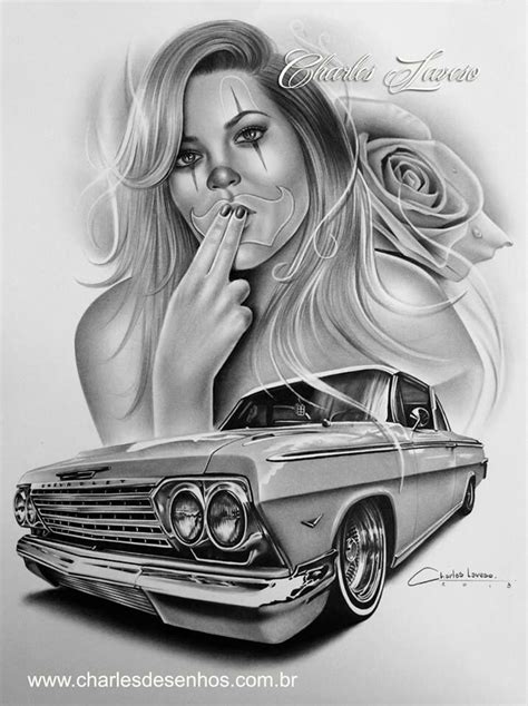 lowrider art tattoos|lowrider tattoos images.